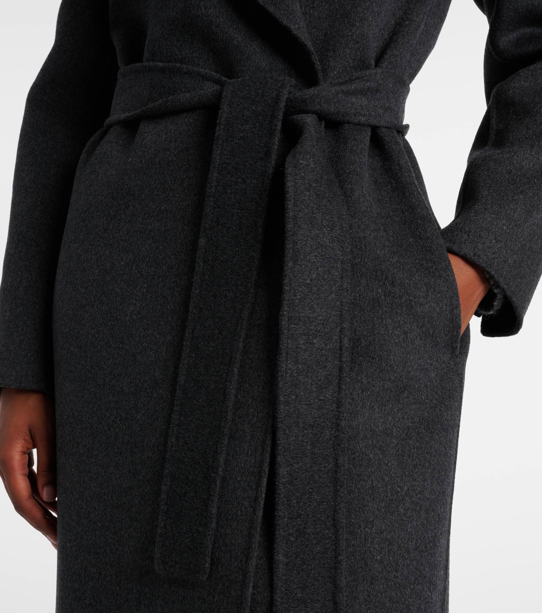 Poldo virgin wool wrap coat - 5
