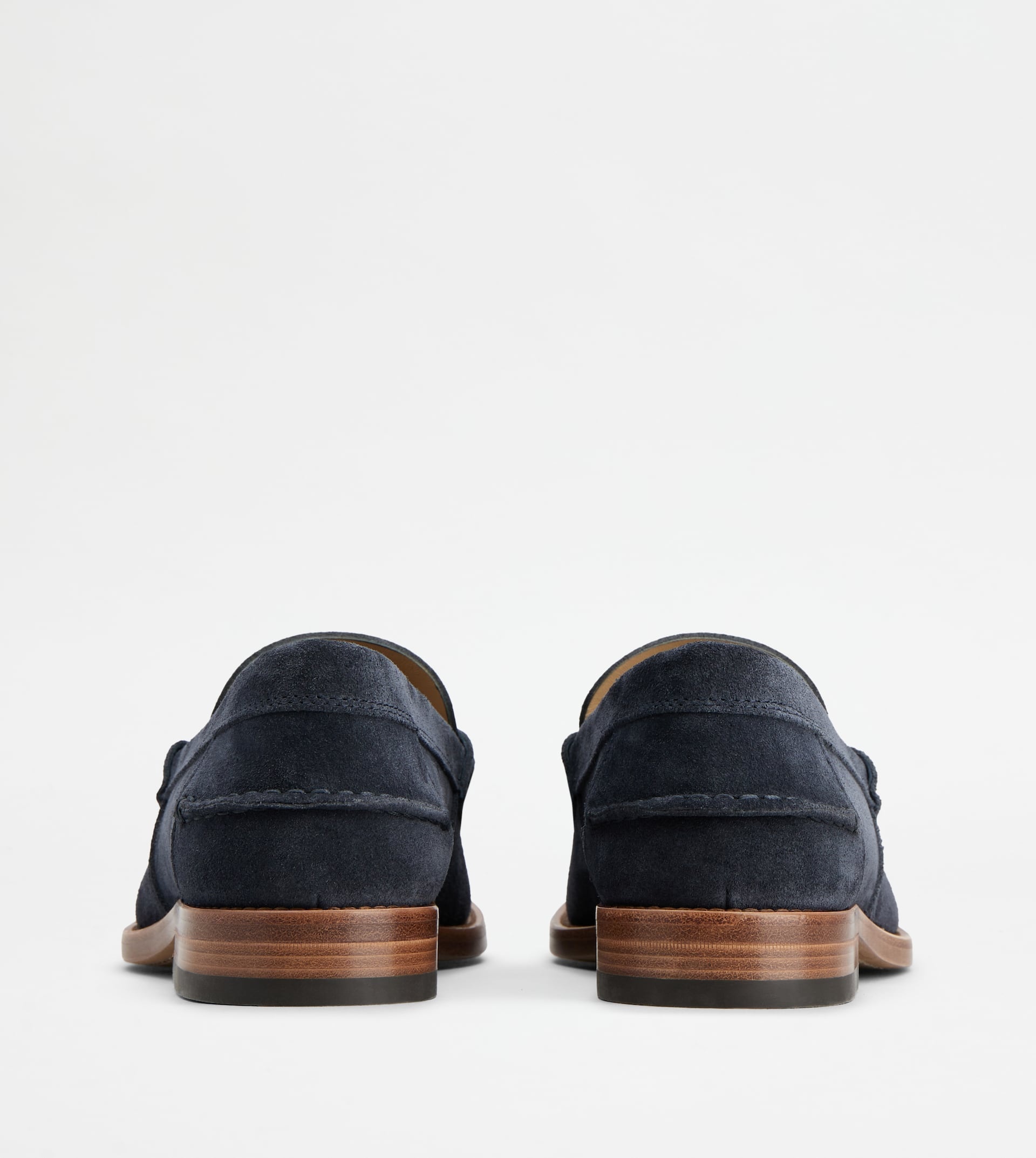LOAFERS IN SUEDE - BLUE - 3