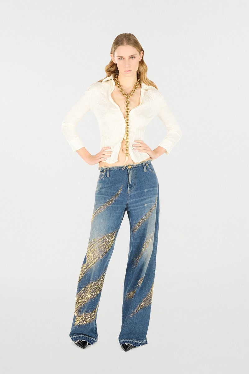 Roberto Cavalli Python-Print Shirt outlook