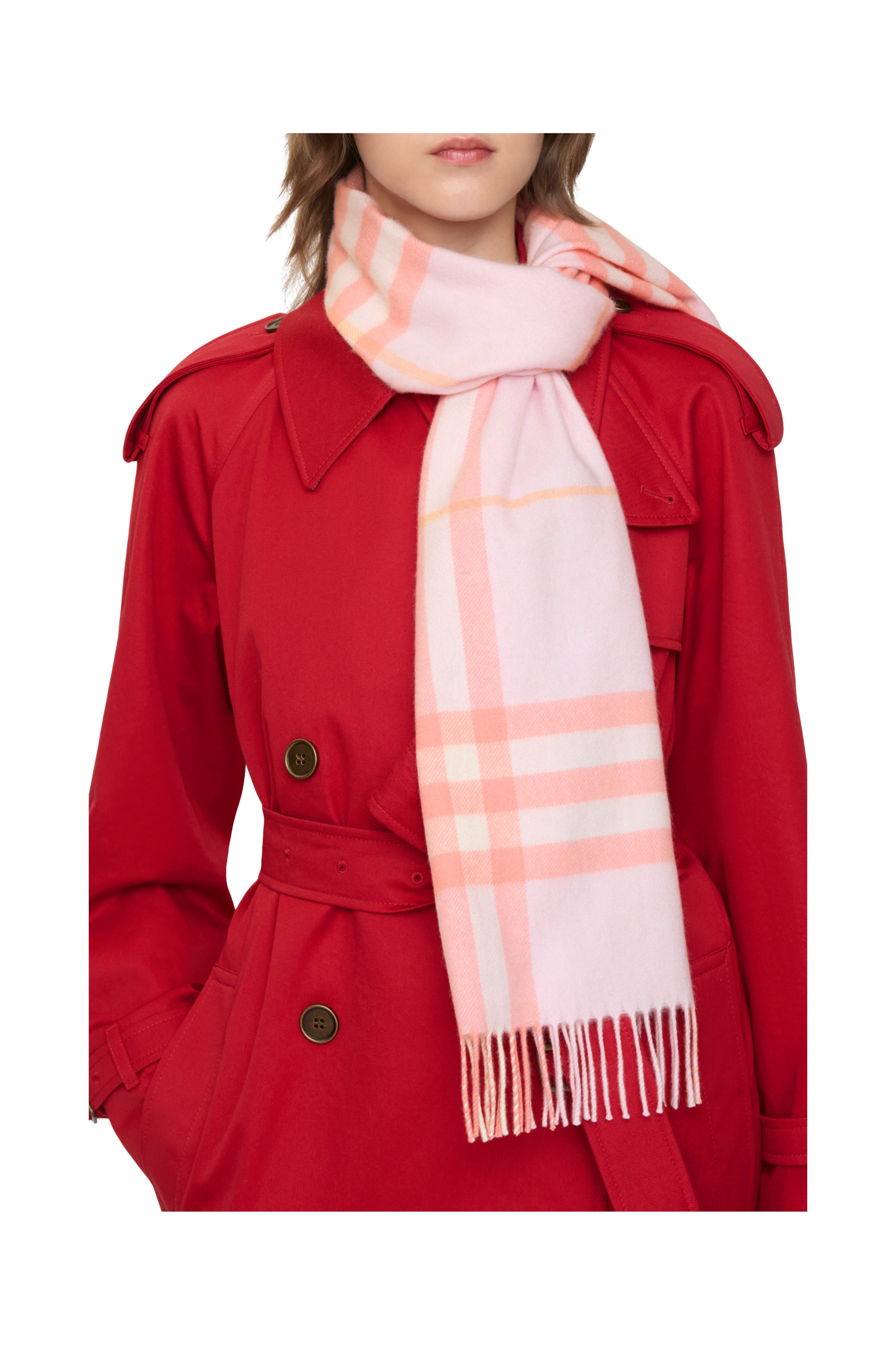 burberry Check Cashmere Scarf in Sugar at Nordstrom - 2