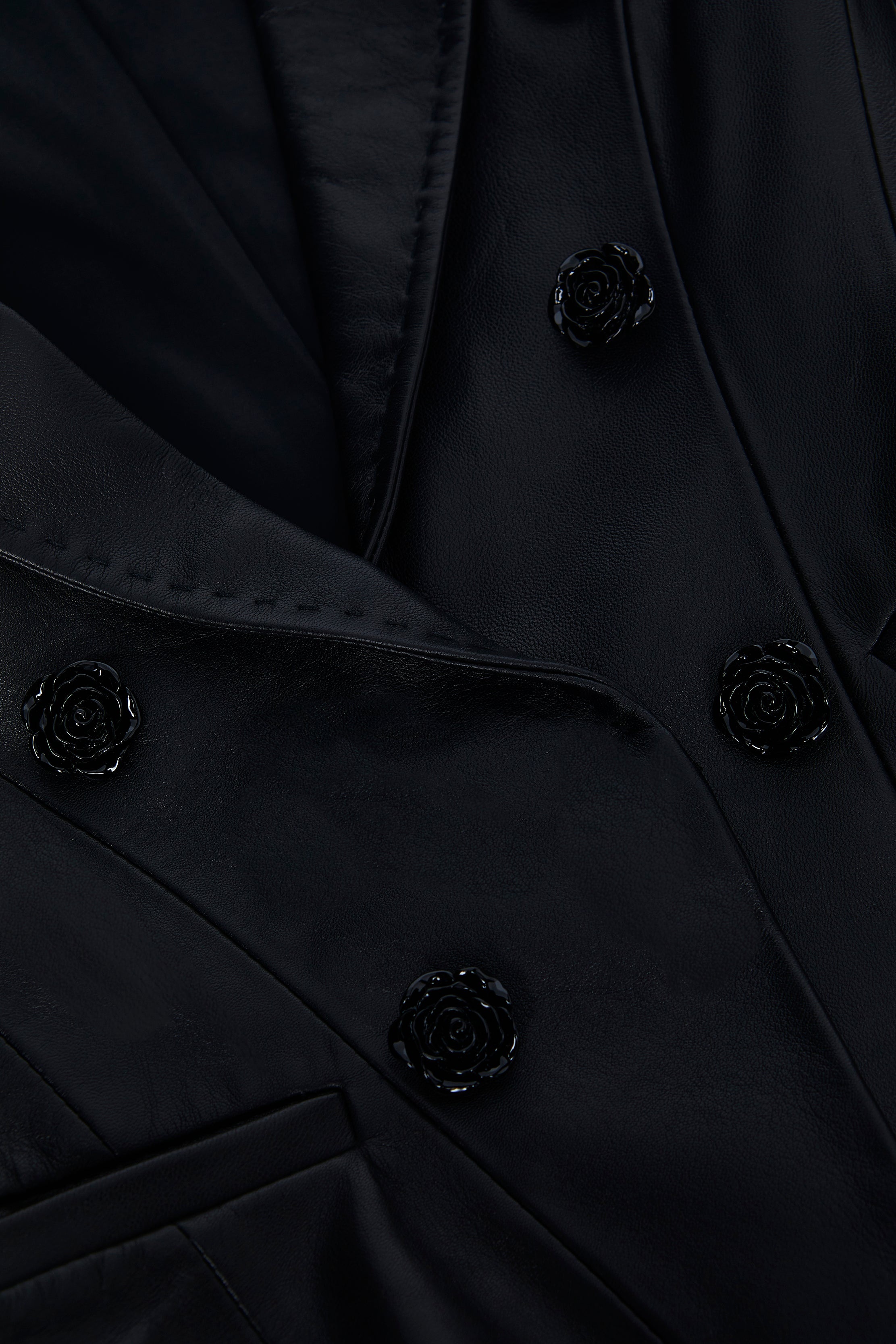Andalusia Leather Blazer - 3