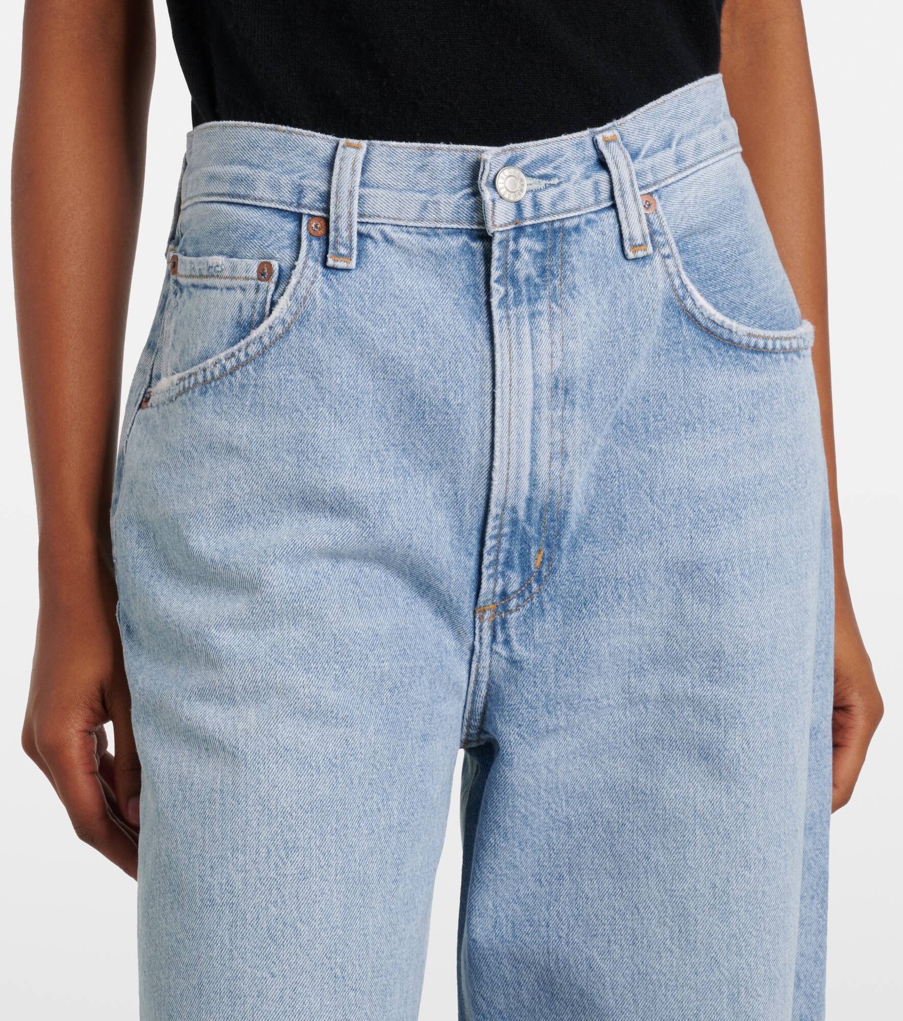 Low Curve mid-rise wide-leg jeans - 4