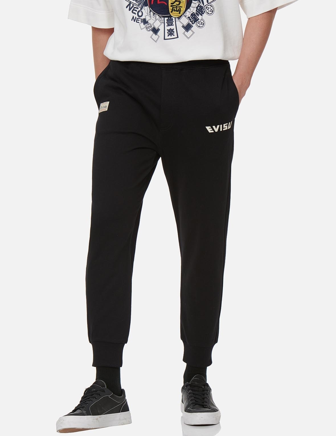 DARUMA BUDDIES DAICOCK PRINT SWEATPANTS - 4