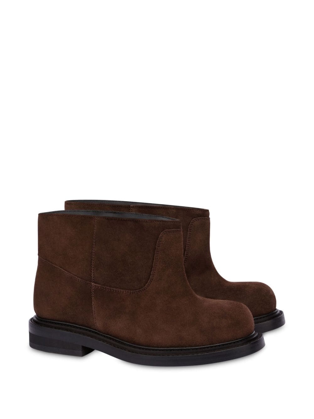 slip-on suede ankle boots - 2