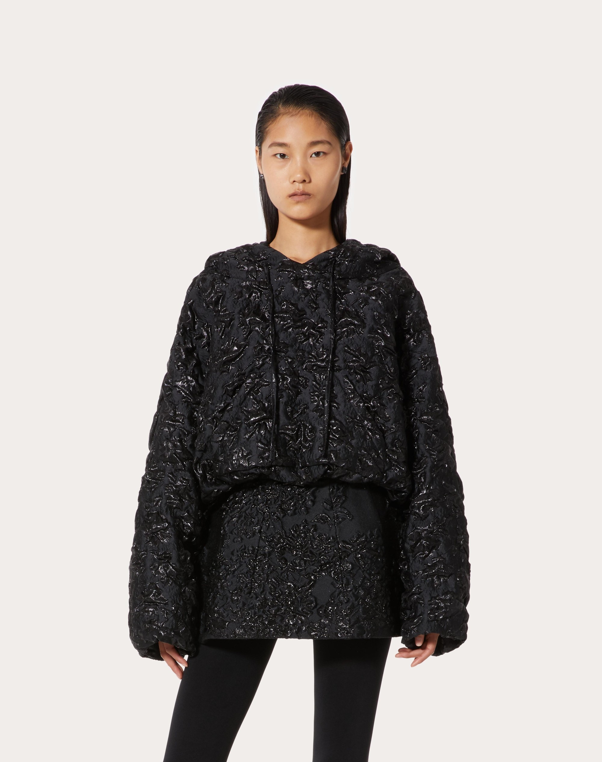 JACQUARD PEACOAT - 3