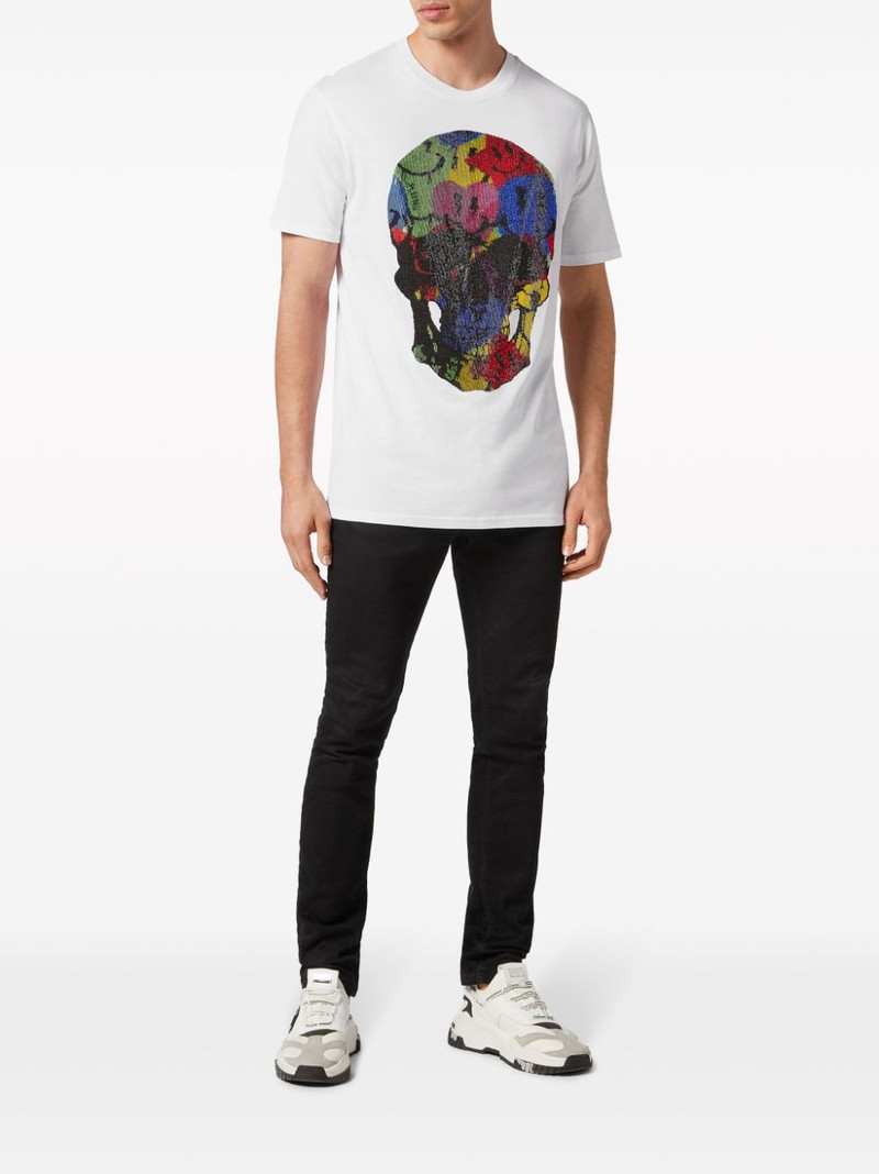 PHILIPP PLEIN Smile-print cotton T-shirt outlook