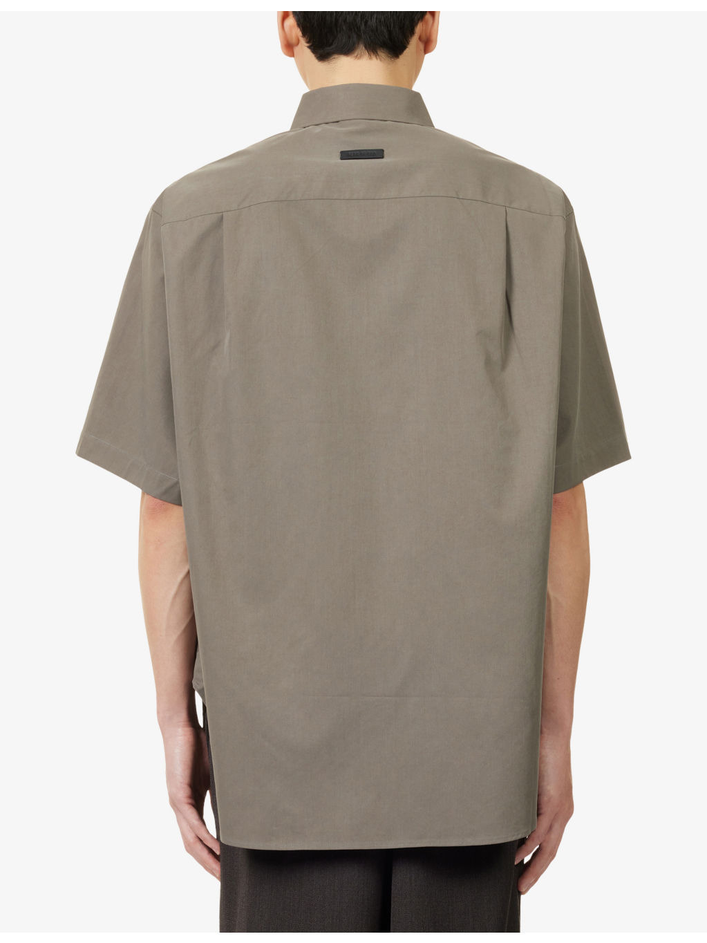Classic Short-Sleeve Cotton Blend Shirt - 4