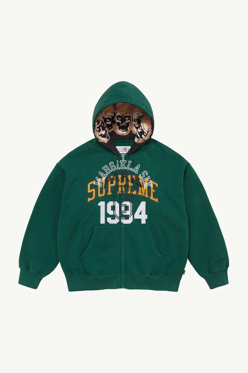 Supreme®/ MM6 Zip Up Hooded Sweatshirt - 1