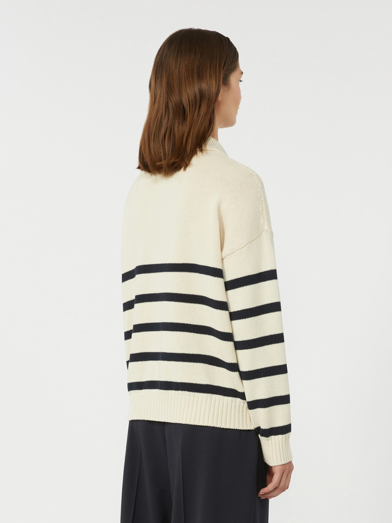 PANFILO Cotton yarn jumper - NAVY 4
