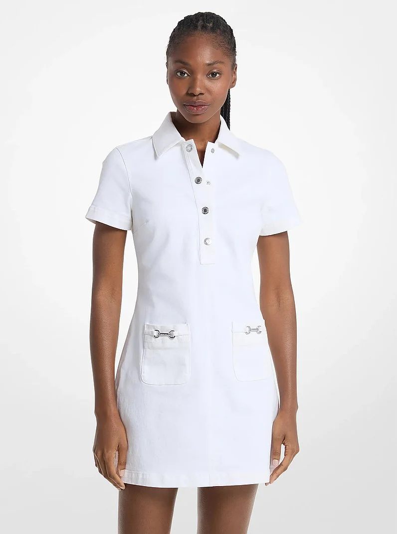 Carson Denim Mini Dress - 1