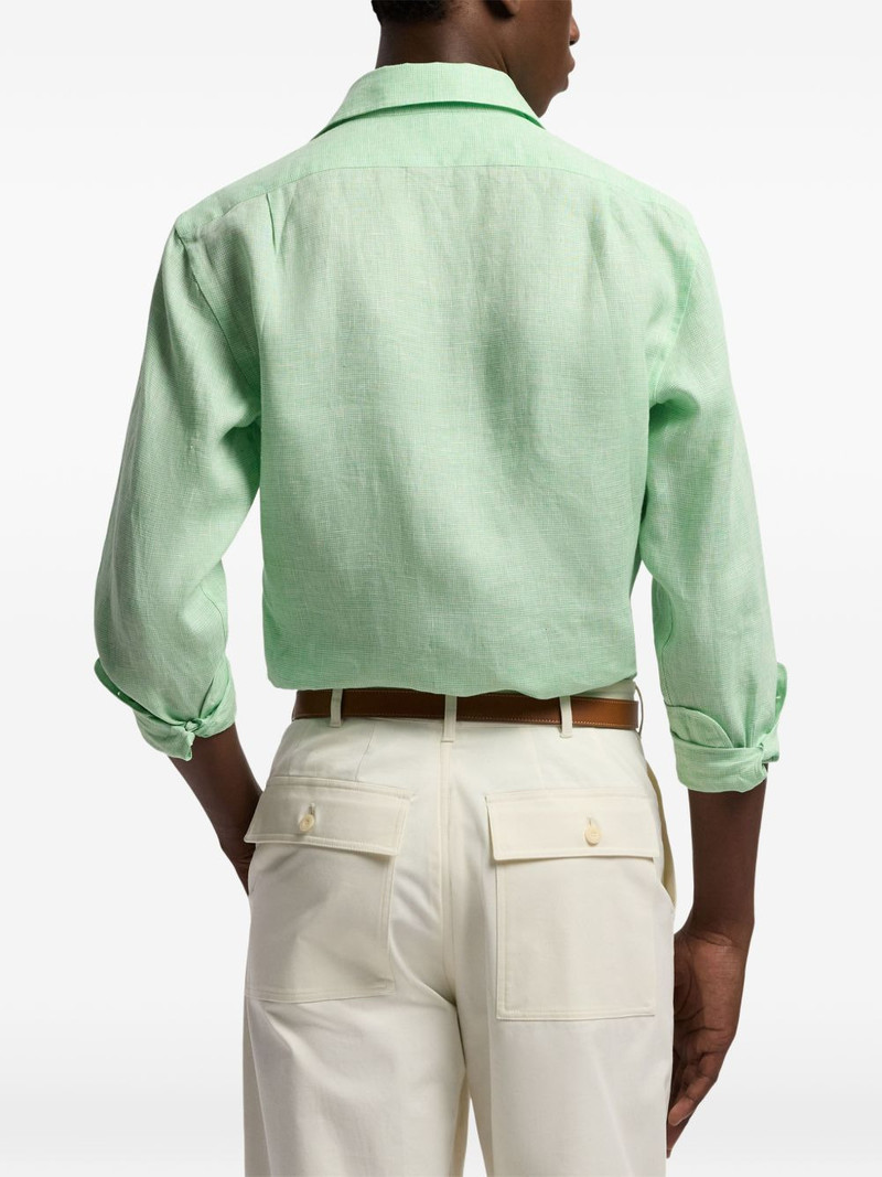 check-pattern long-sleeve shirt 5