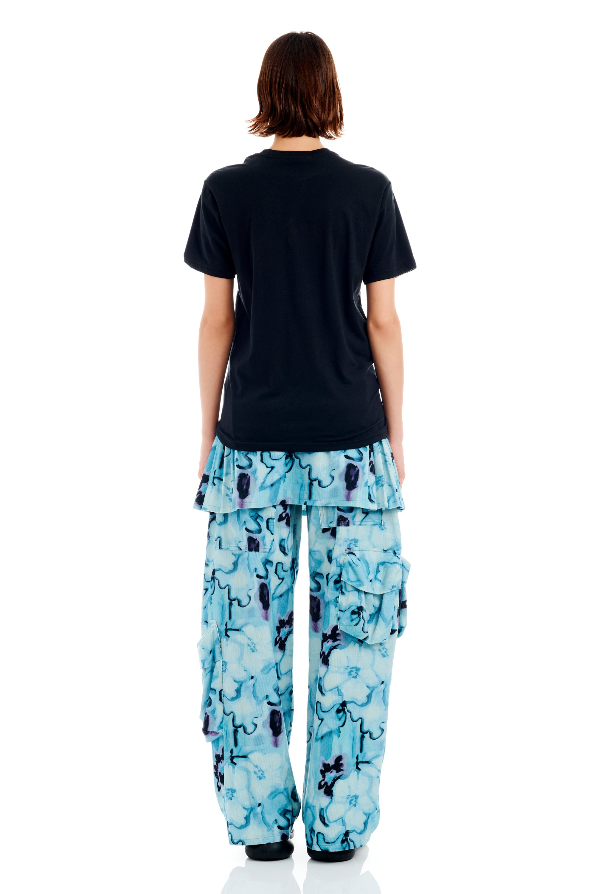 BLACK FLOWER DRIP TOSH TEE - 5