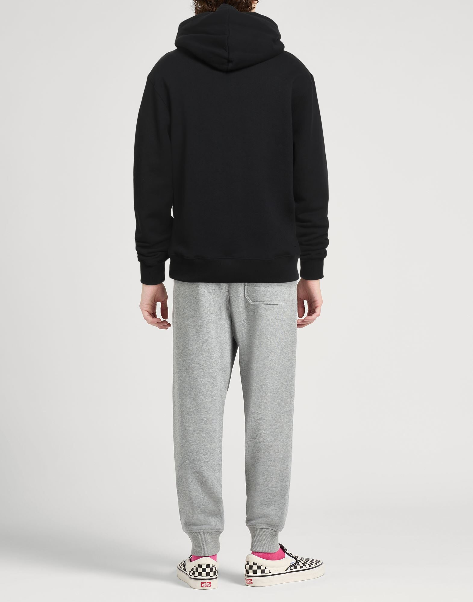 Black Men's Hooded Sweatshirt - 3