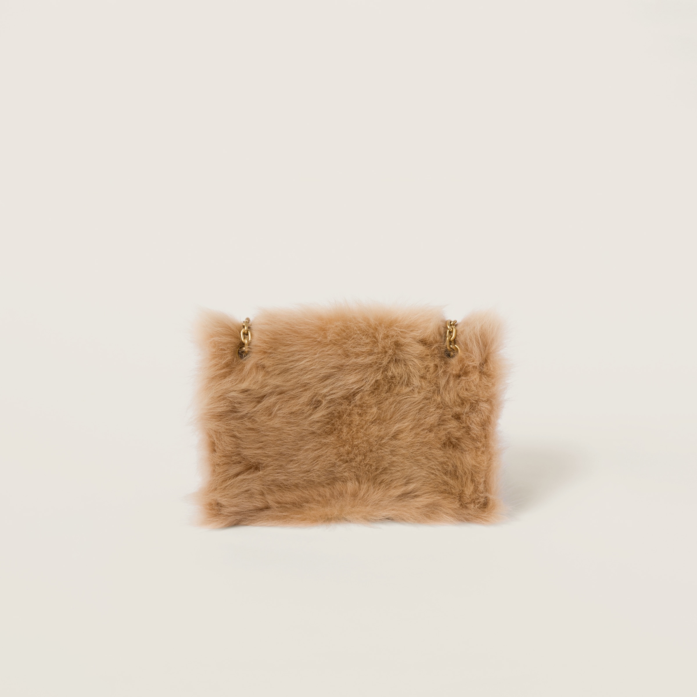 Shearling bag with leather details - 3