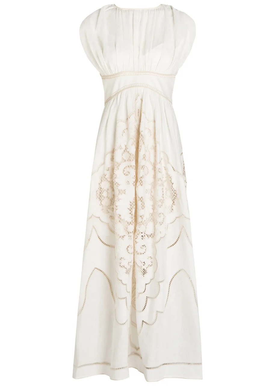 Zimmermann Daylight Embroidered Woven Maxi Dress - 1