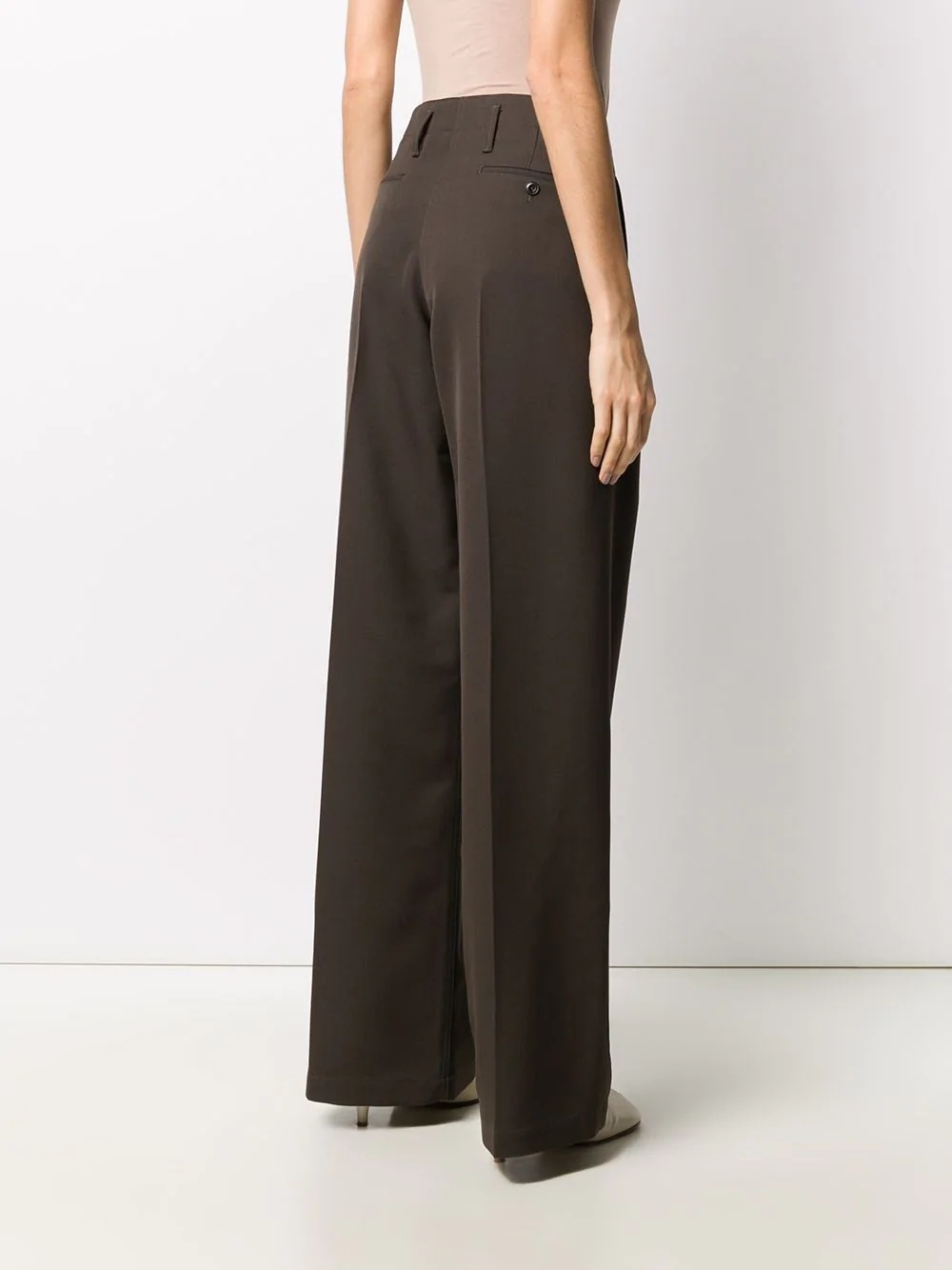 wide-leg tailored trousers - 4