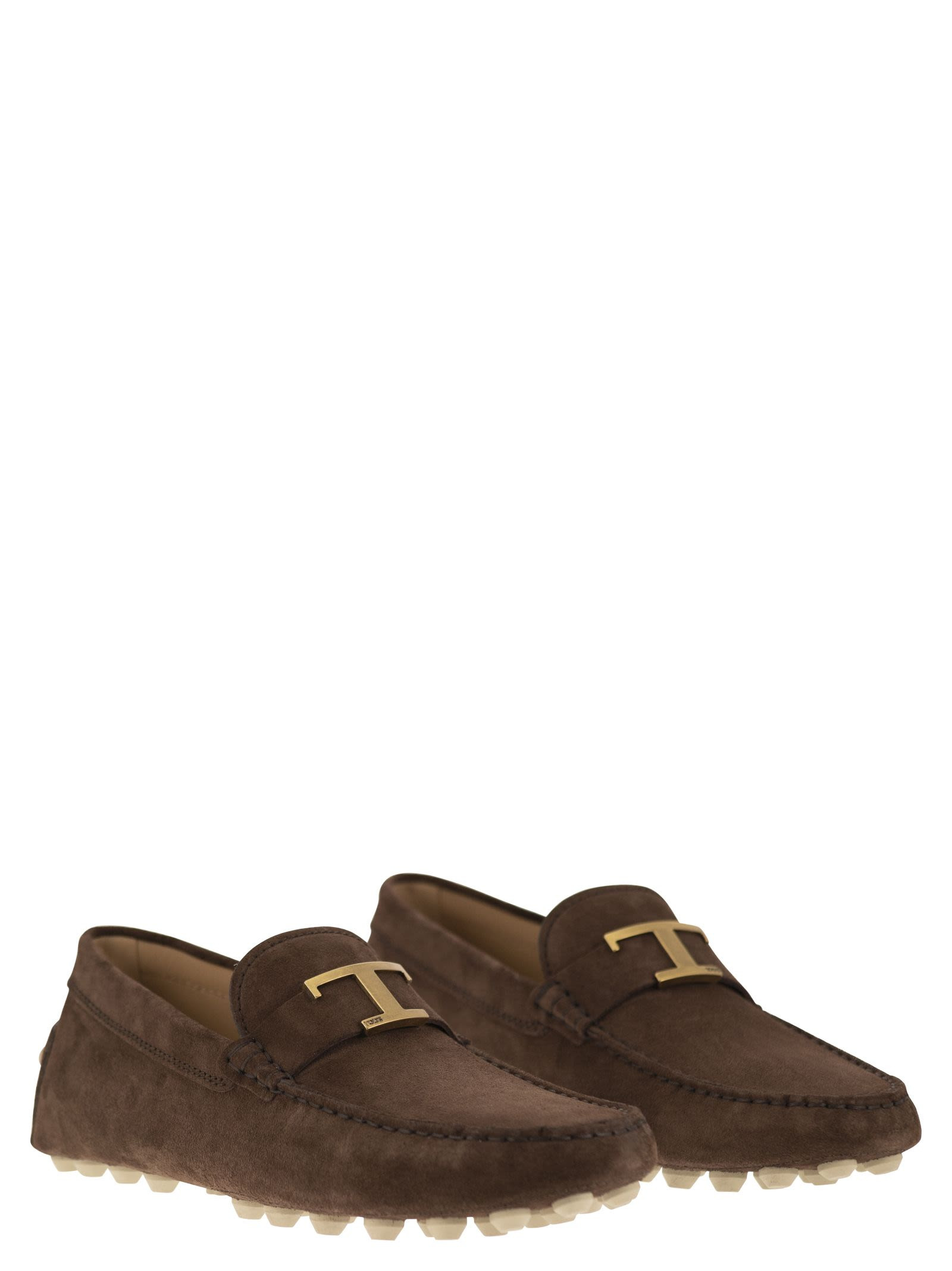 Tod's Men Rubber Bubble T Timeless In Suede Leather - 4