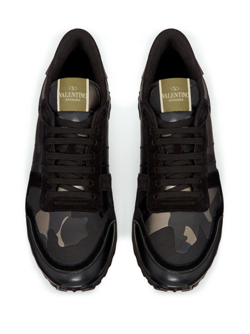 Rockrunner metallic camouflage-print sneakers - 4