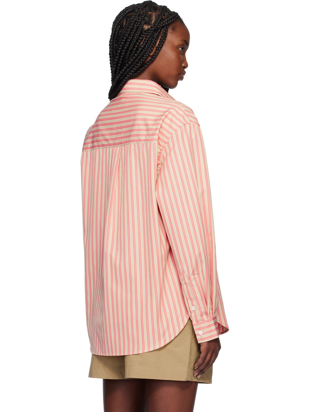 Pink Classic Stripe Shirt - 3