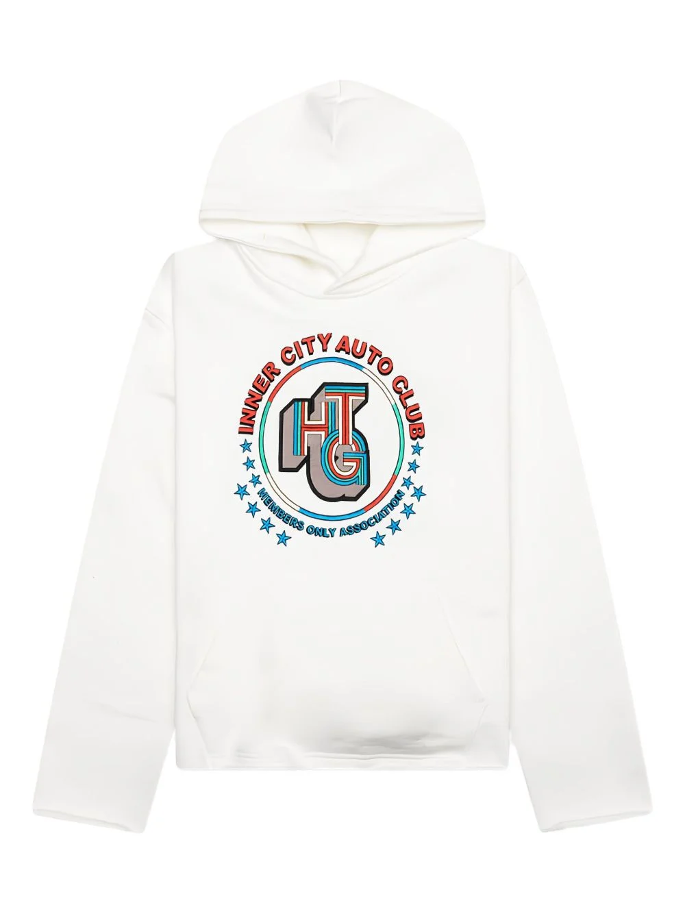 Auto Association embroidered logo hoodie - 1