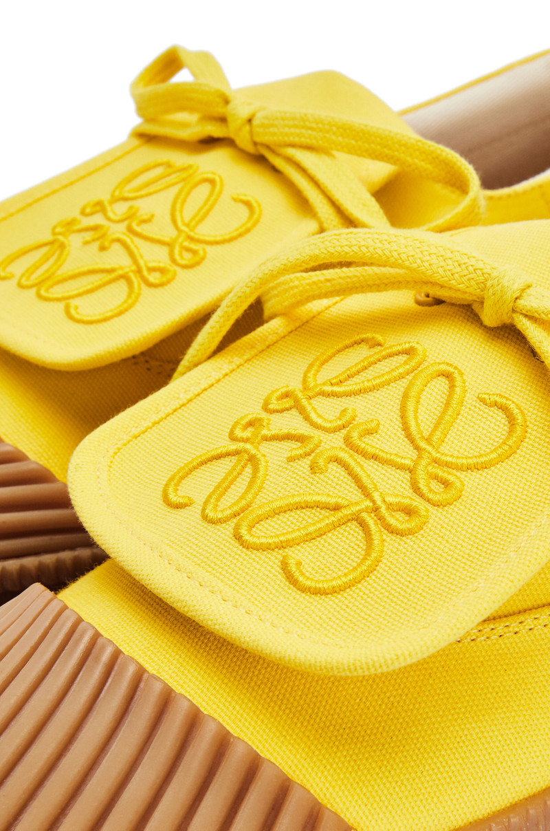 Anagram flap sneaker in canvas 4