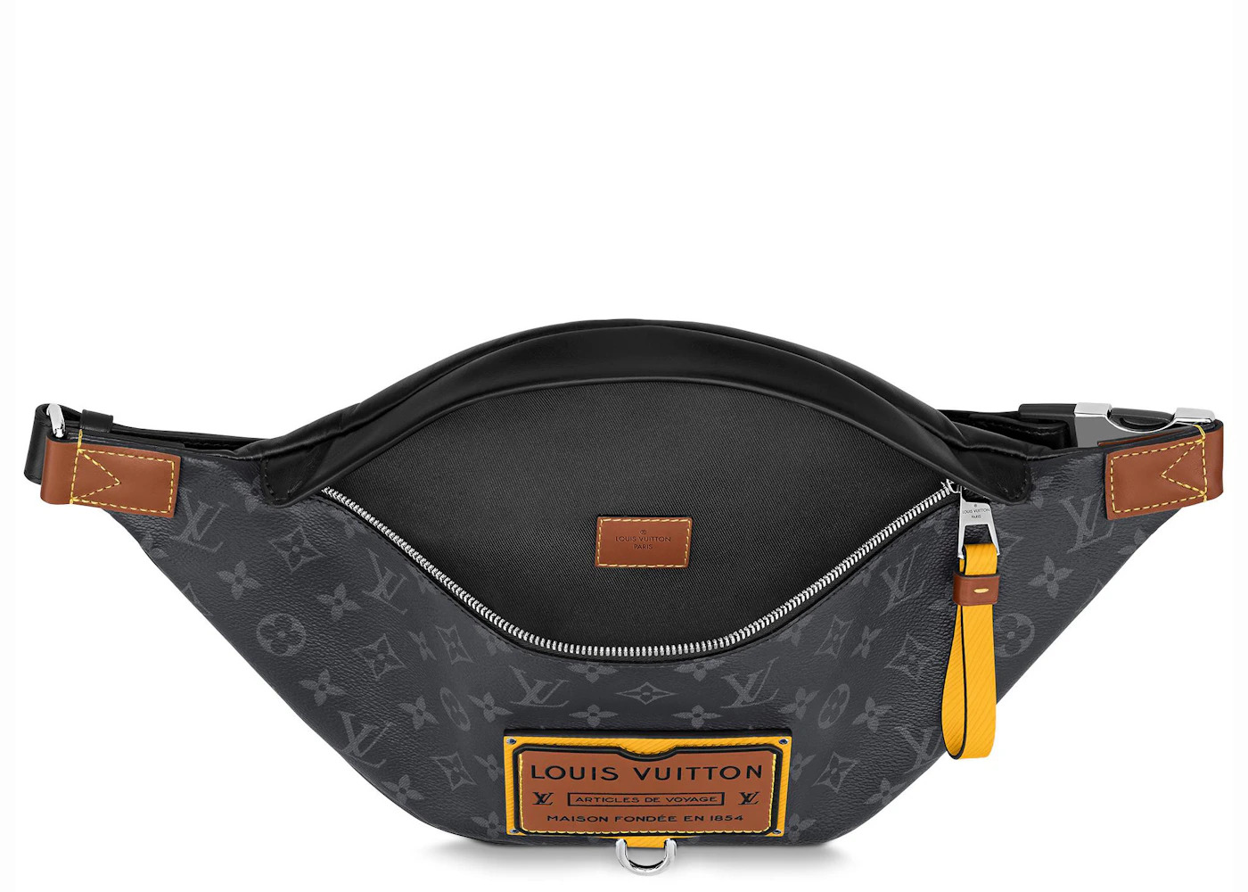 Louis Vuitton Discovery Bumbag Monogram Eclipse Gaston Label Savane Yellow - 3