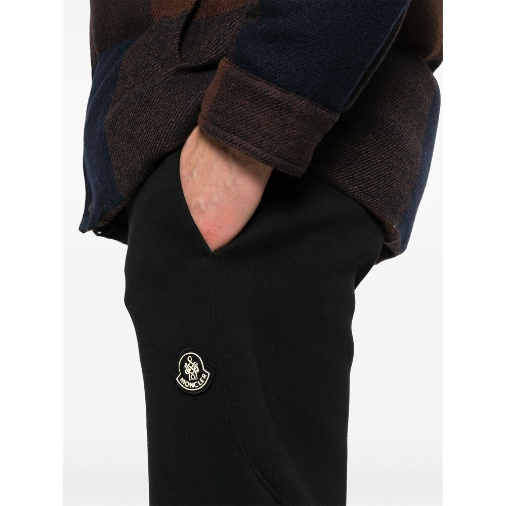 Moncler Black Trousers - Track Pants Men - 4