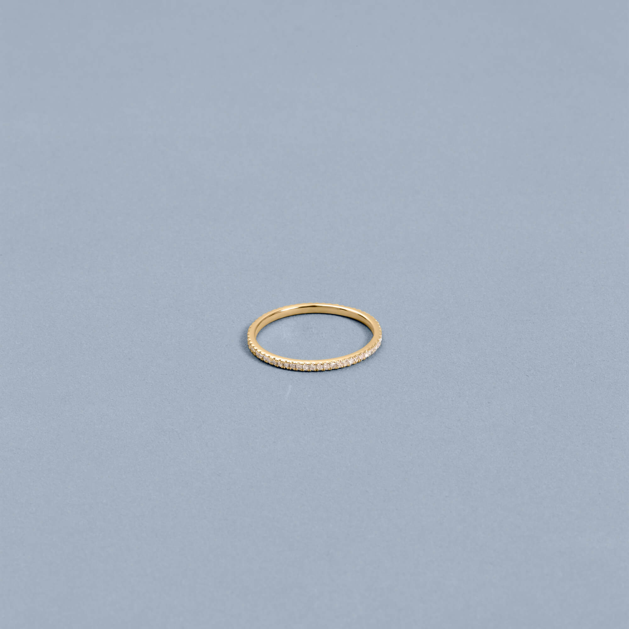 White Diamond Pave Eternity Band - 4