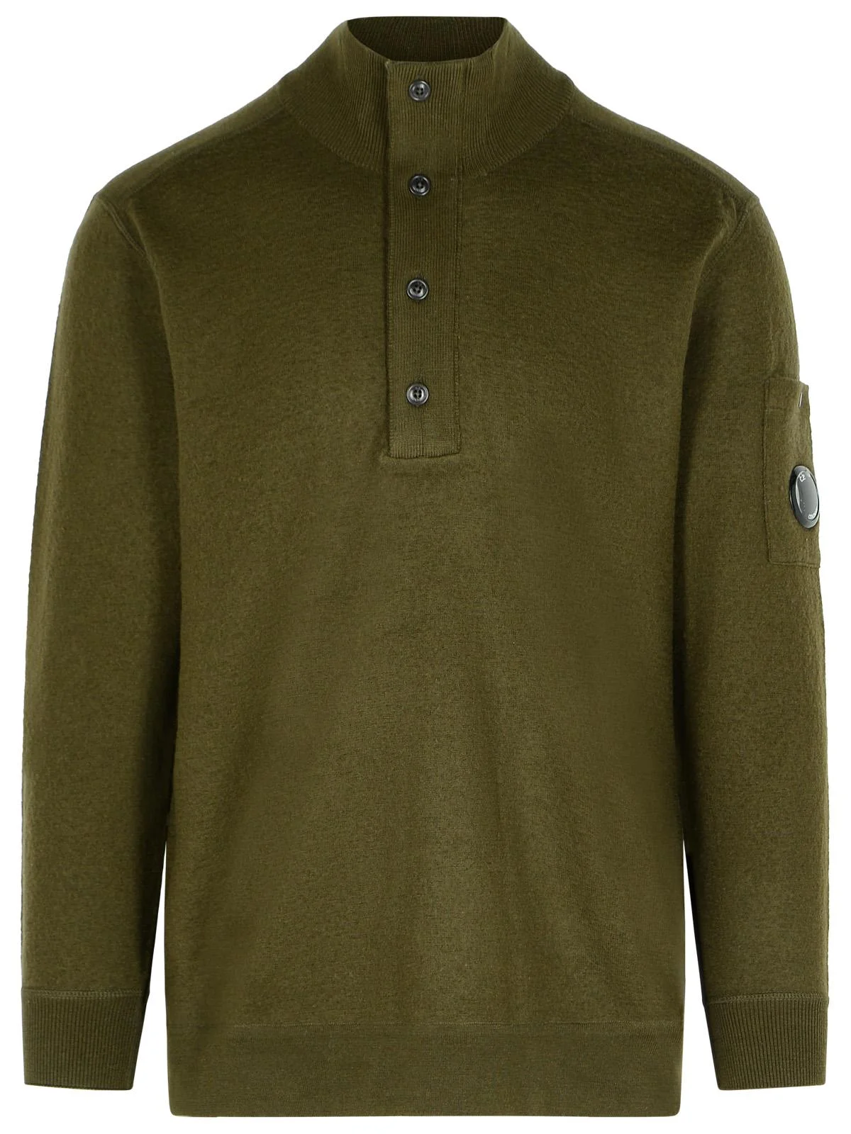 C.P. Company 'Grs' Green Wool Blend Sweater Men - 1