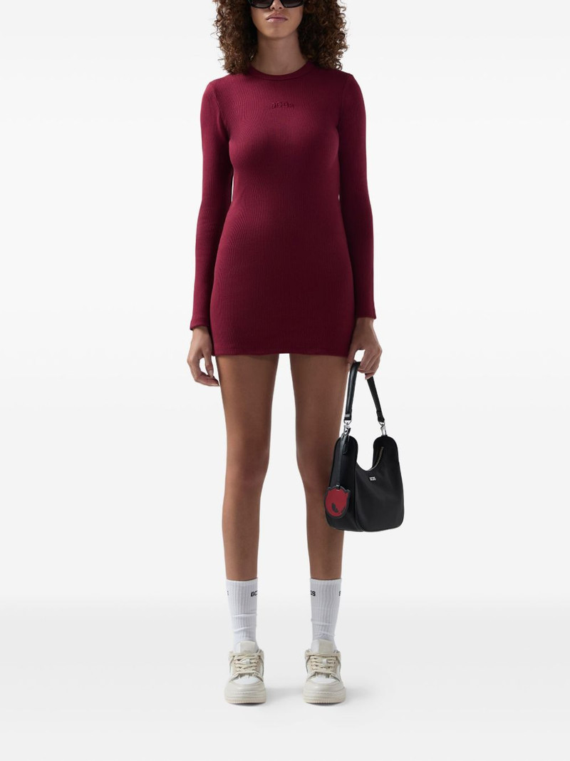 GCDS ribbed long-sleeve dress outlook