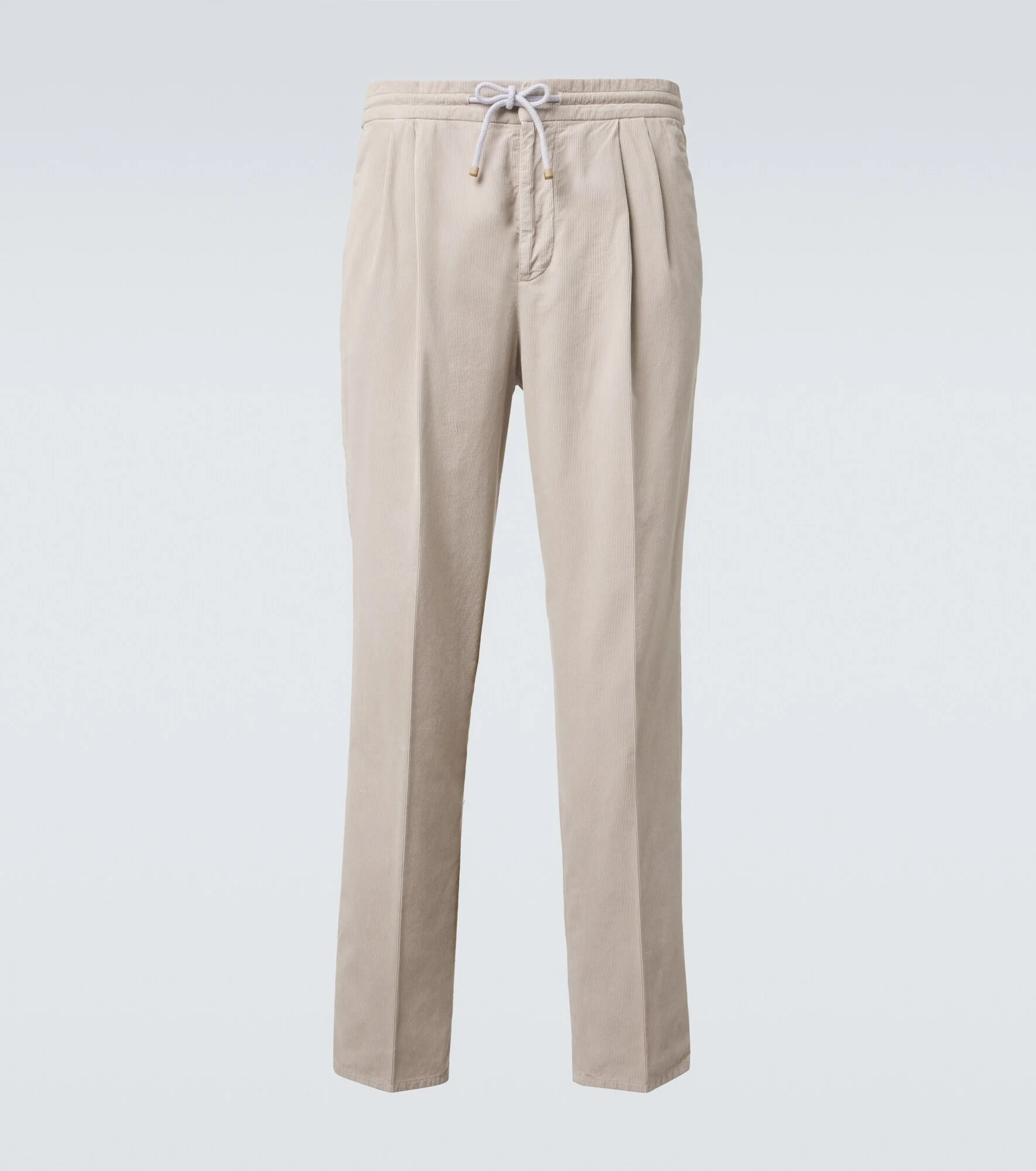 Cotton tapered pants - 1