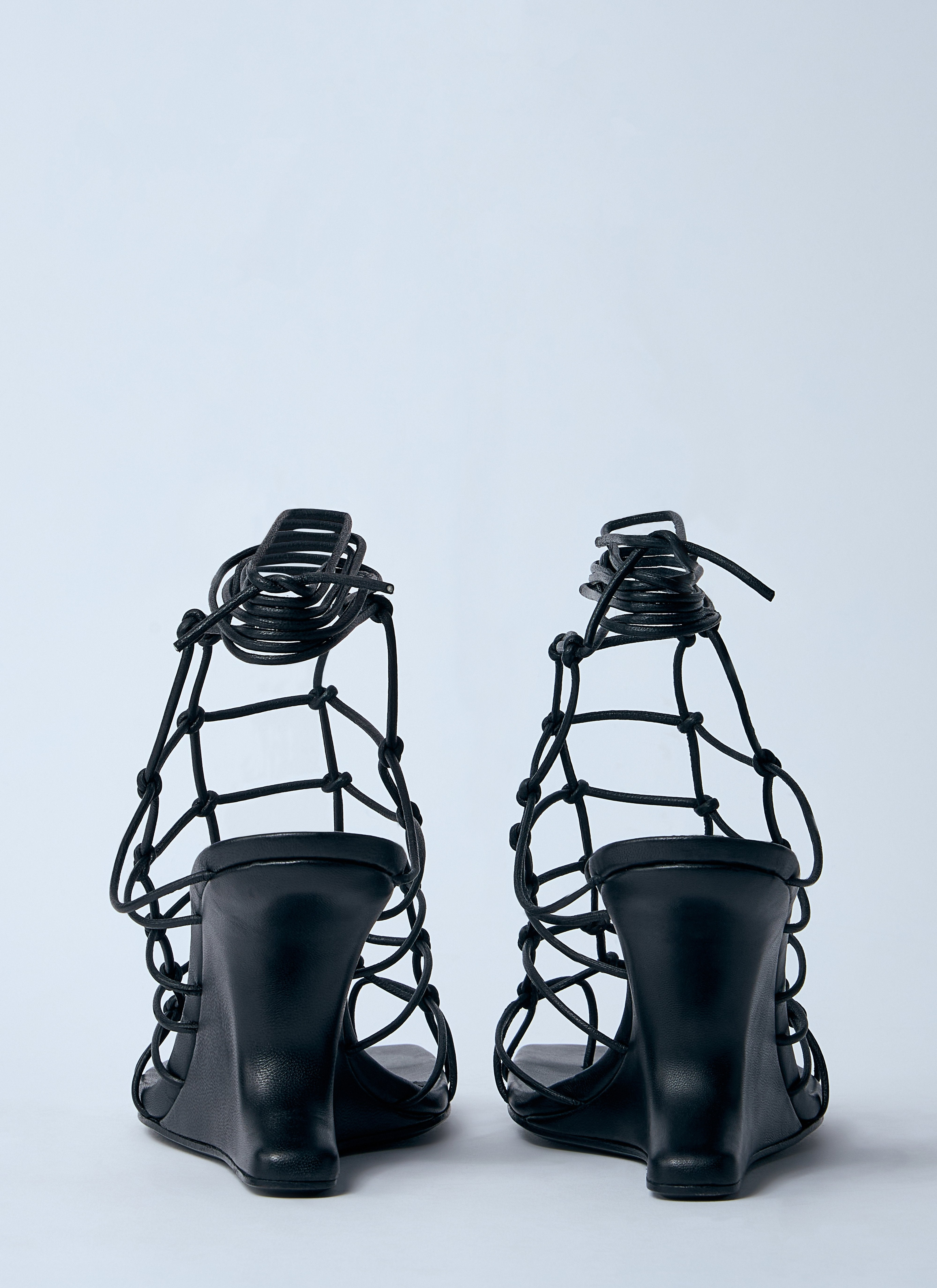 Rick Owens Women Hollywood Web Cantilever 8 Heeled Sandals - 5
