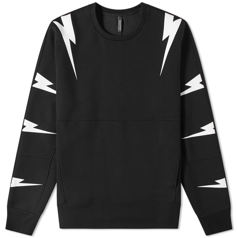 Neil Barrett Tiger Bolt Scuba Pocket Sweat - 1