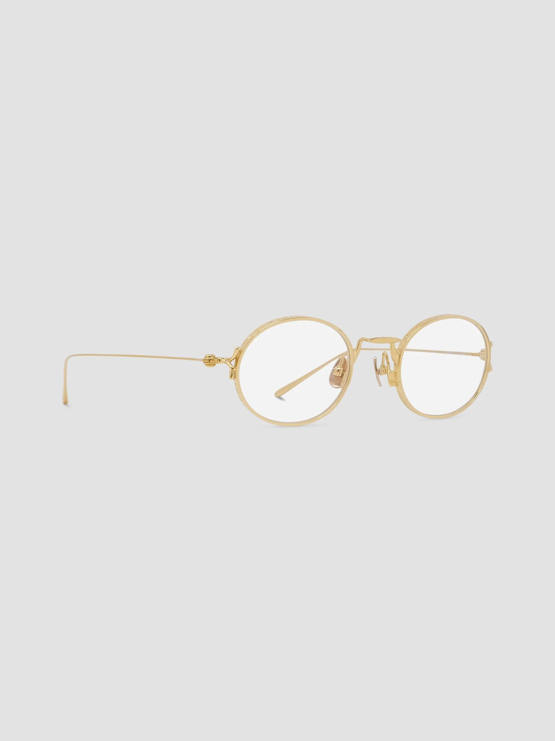 Men's x Matsuda 46MM Round Optical Eyeglasses - Gold 8