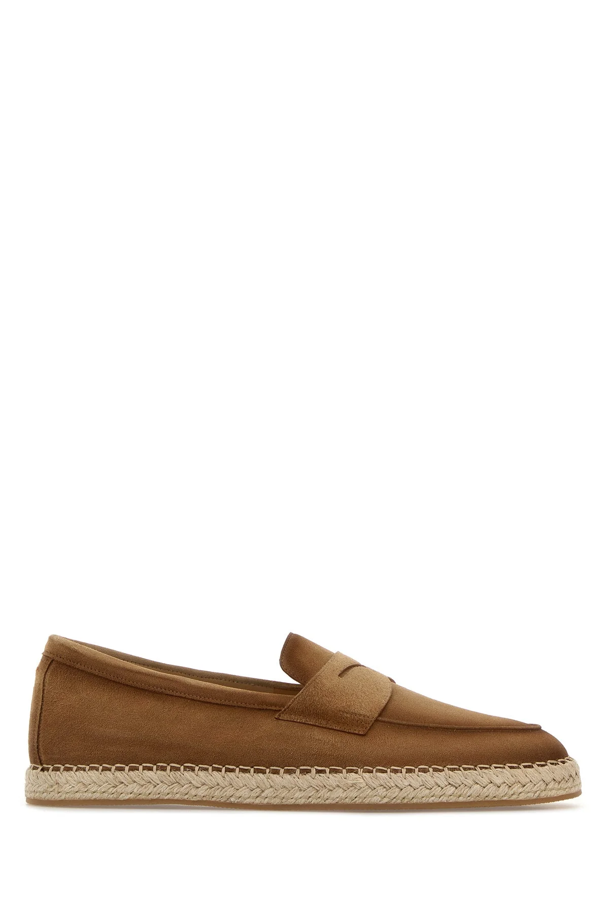 Camel suede Carlo espadrilles - 1