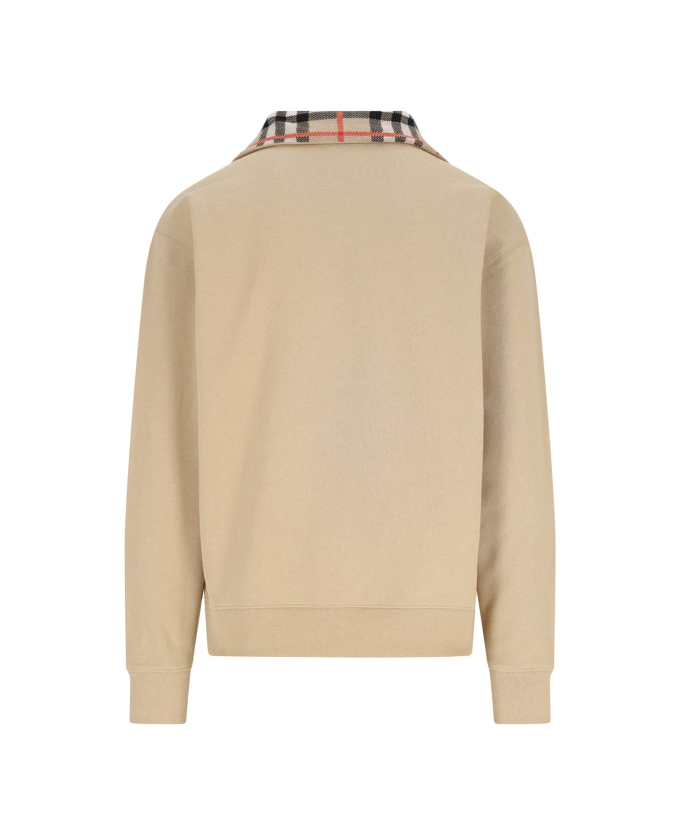 'check' Zip Sweater - 2