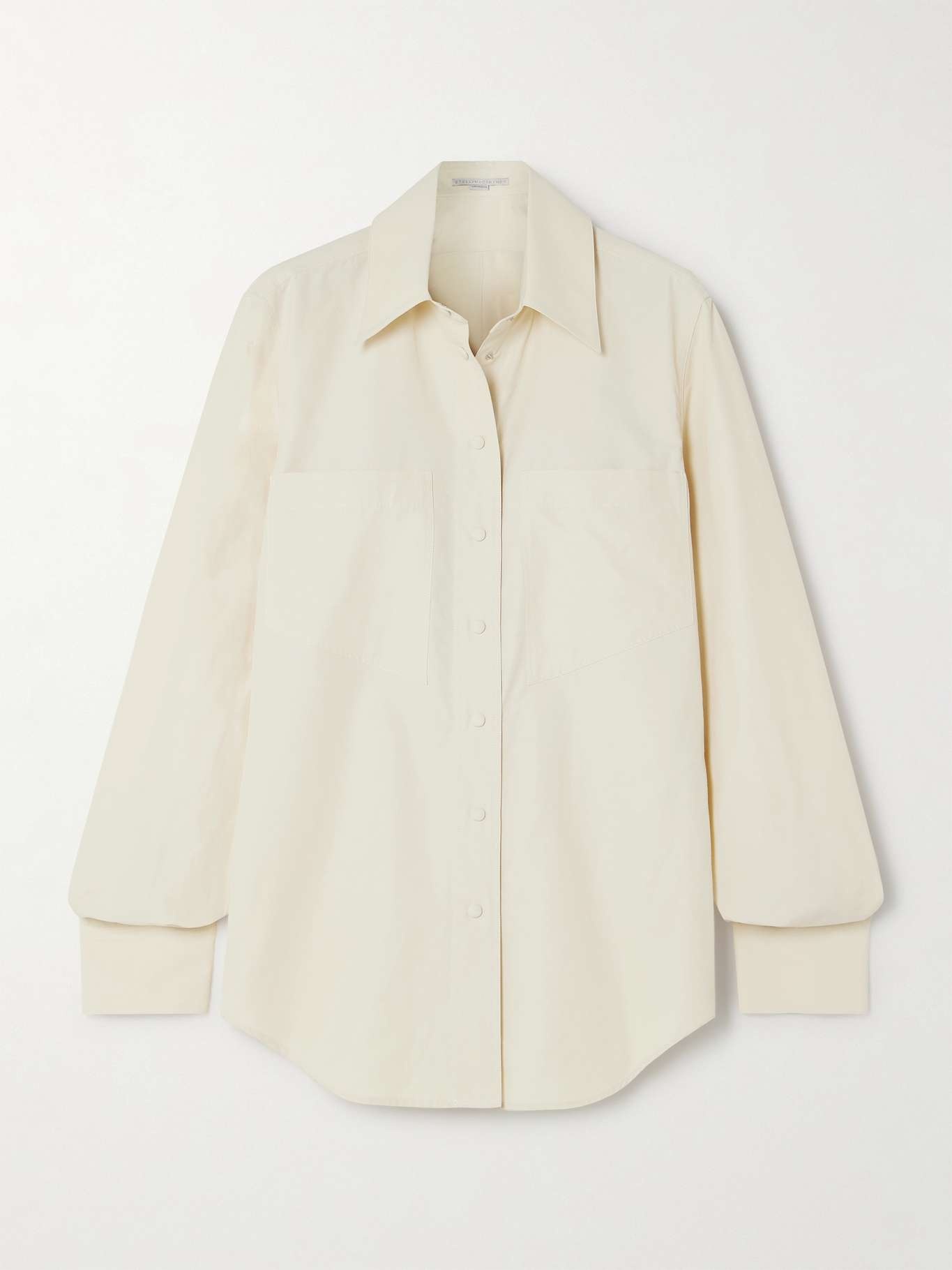 + NET SUSTAIN organic cotton-blend poplin shirt - 1