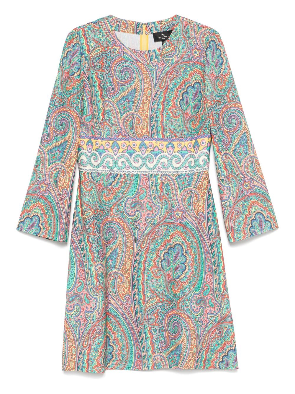 paisley-print midi dress - 1