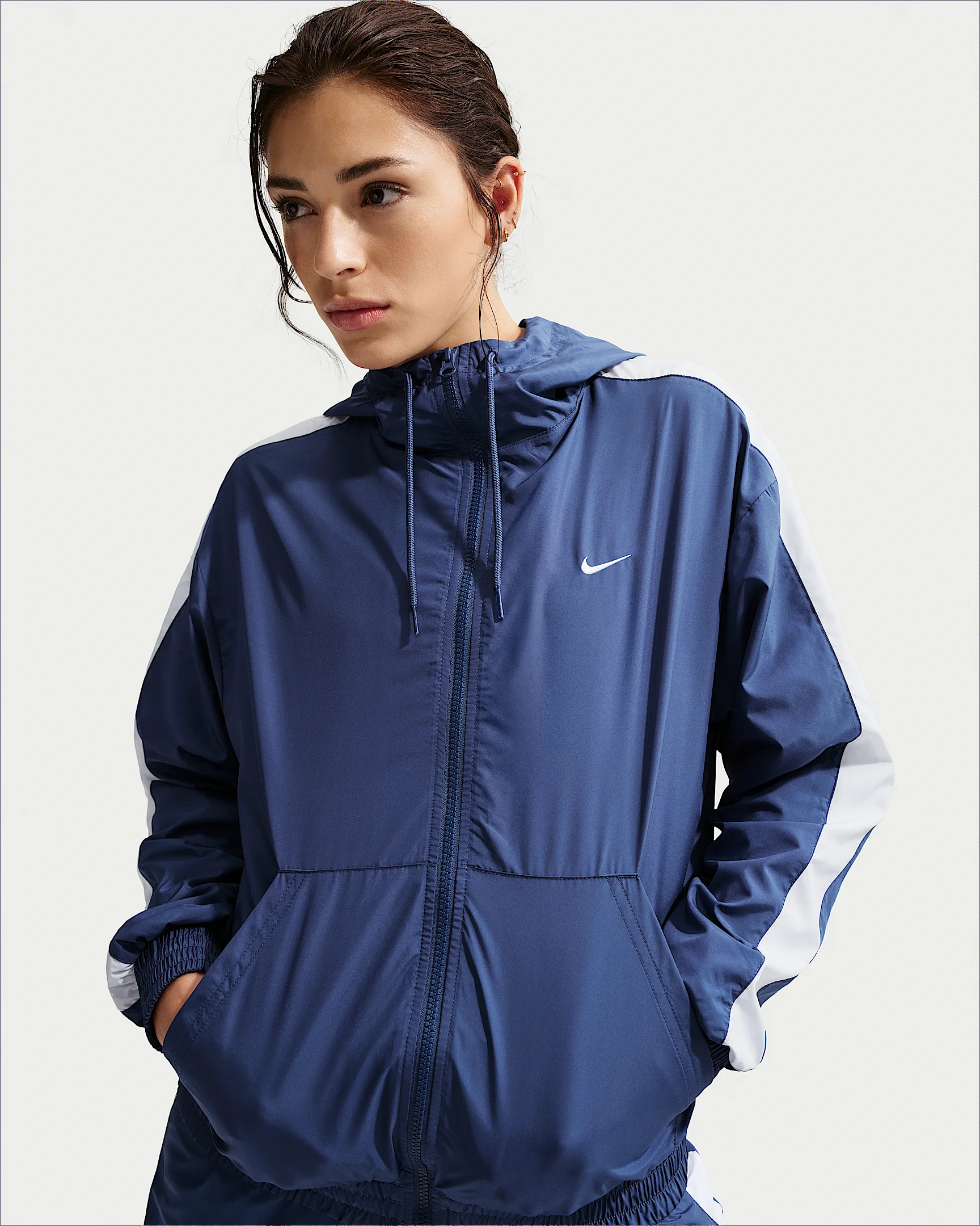 Nike Sportswear Classic Wovens Women's Loose UV Hooded Jacket - 1