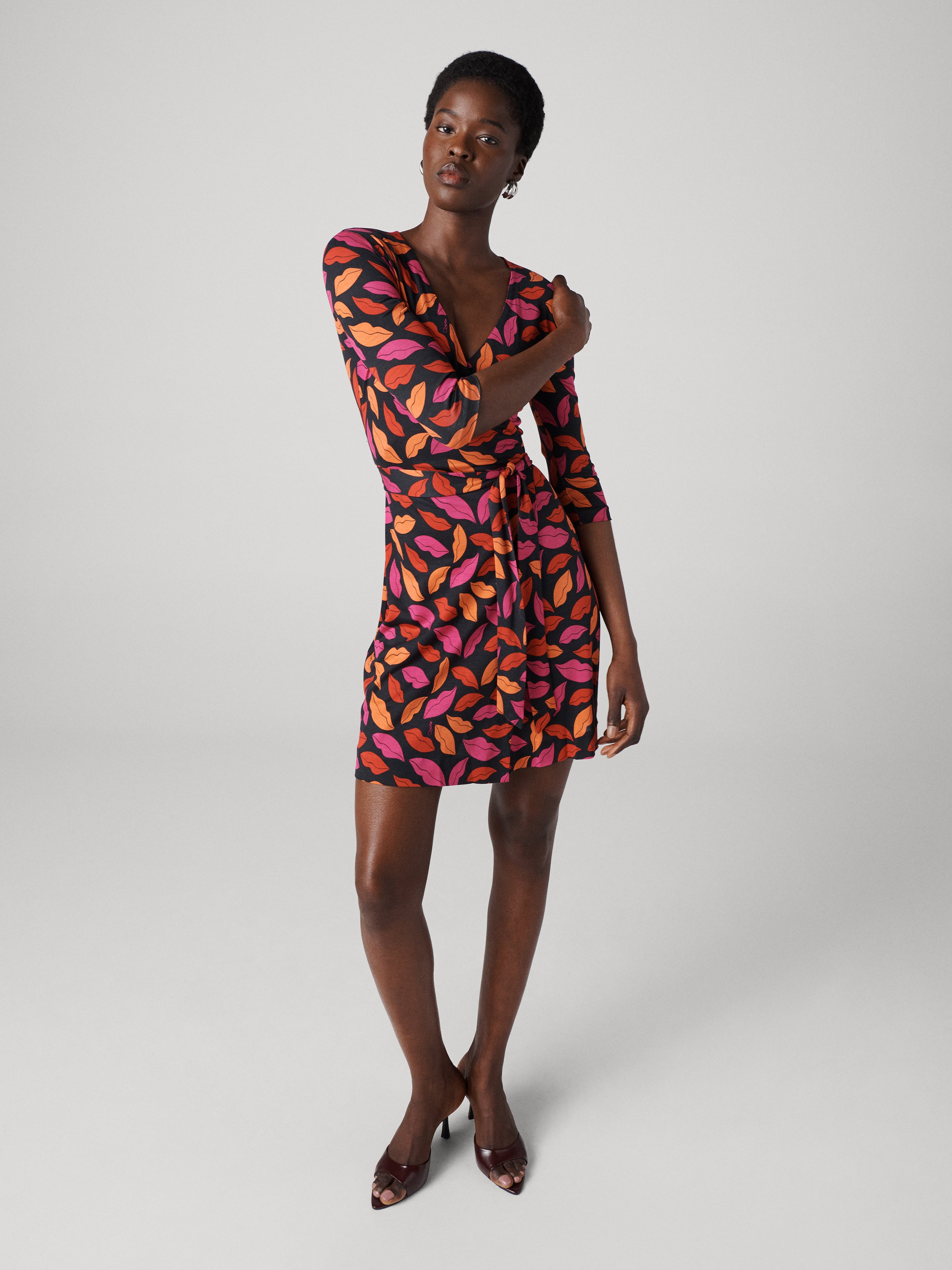 Julian Silk Jersey Wrap Dress - 4