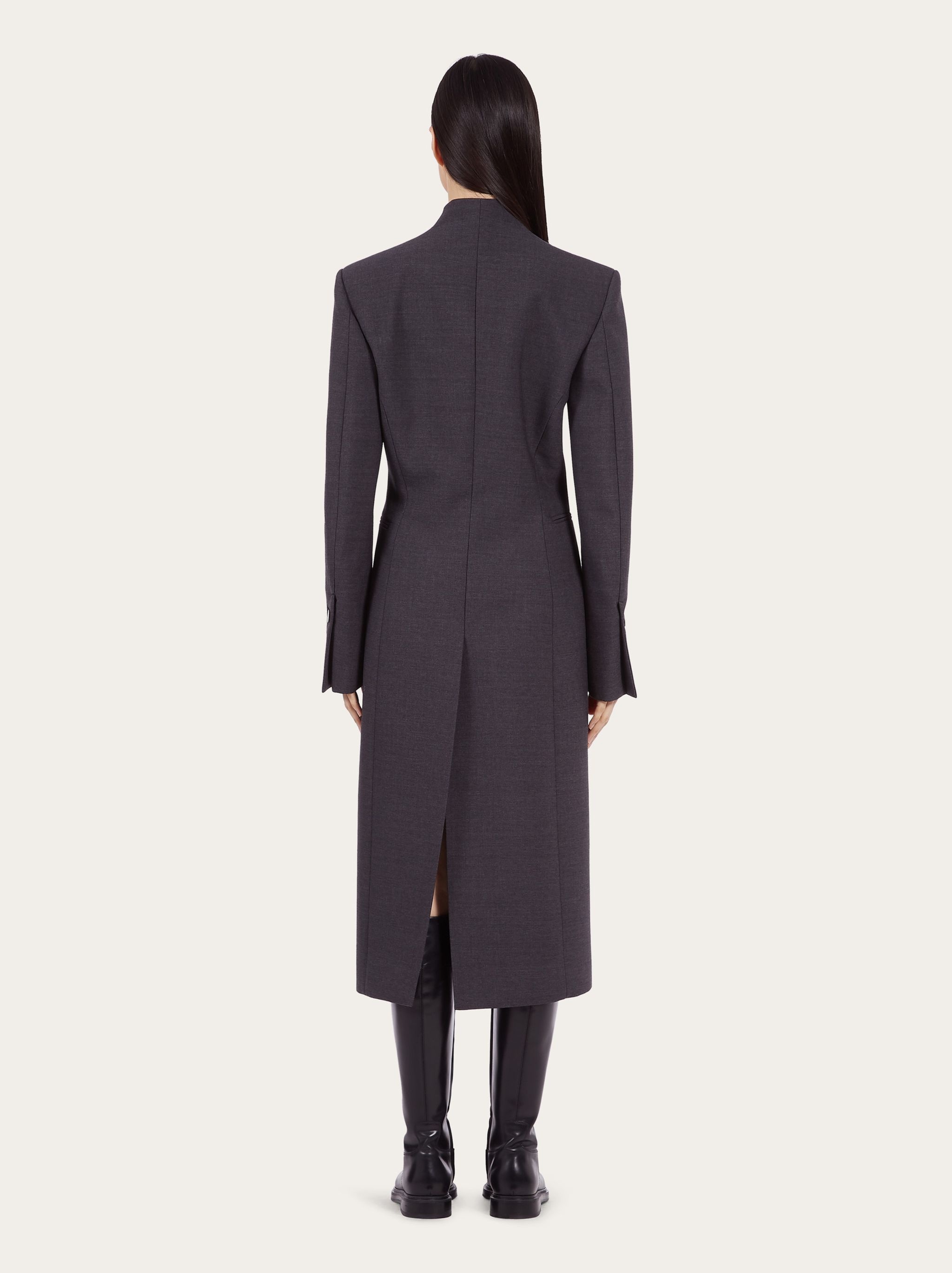 Fitted single breasted coat - 3