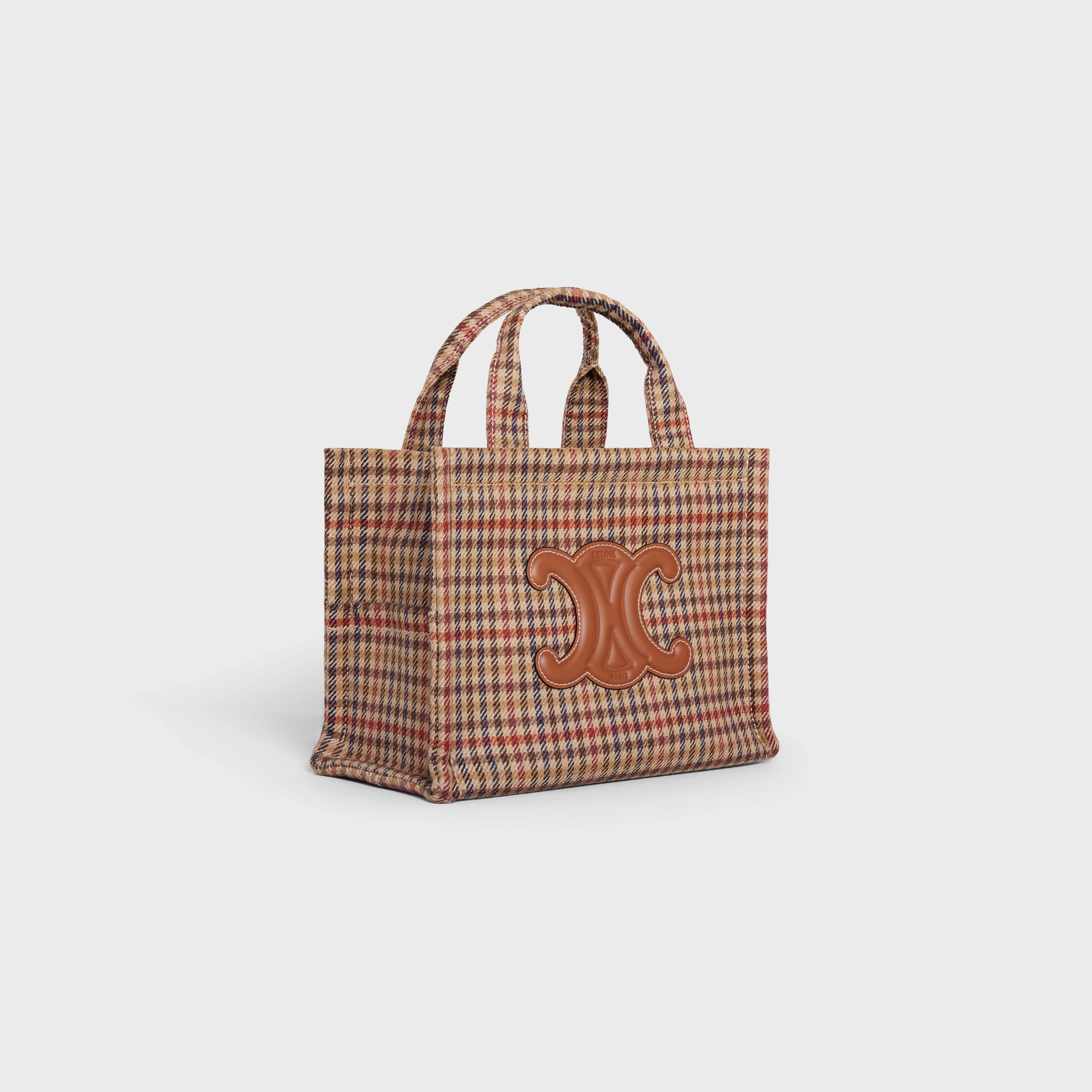 small cabas thais in Tweed and calfskin - 2