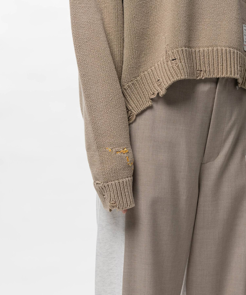 Orange Jacquard Knit Sweater 16