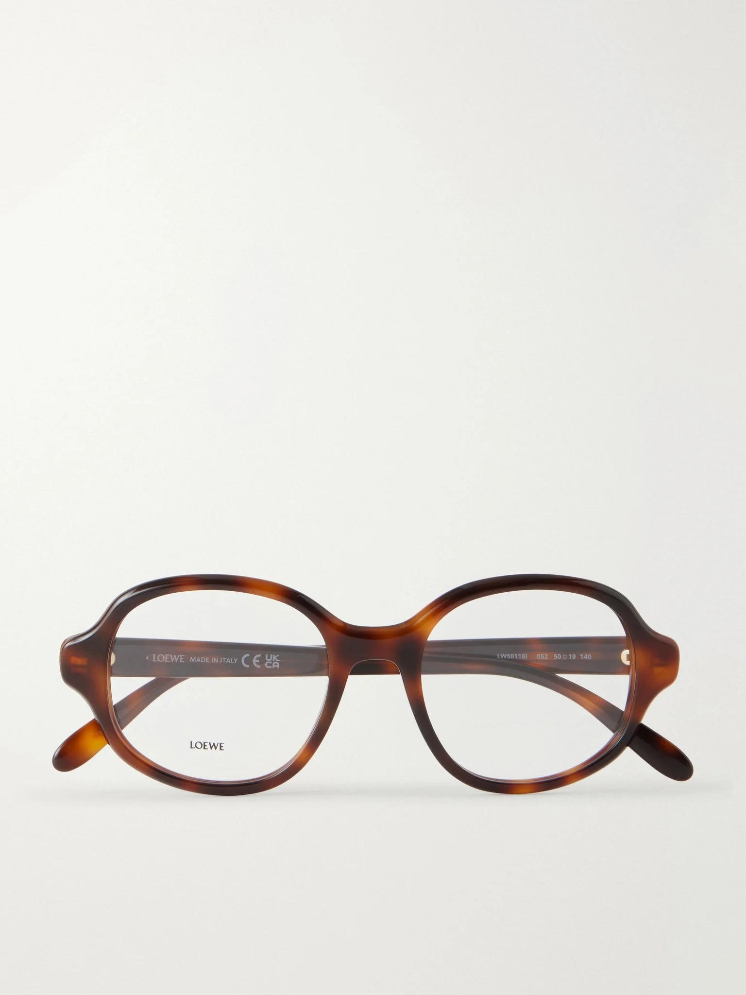 Slim Havana Geometric Acetate Sunglasses Brown - 1