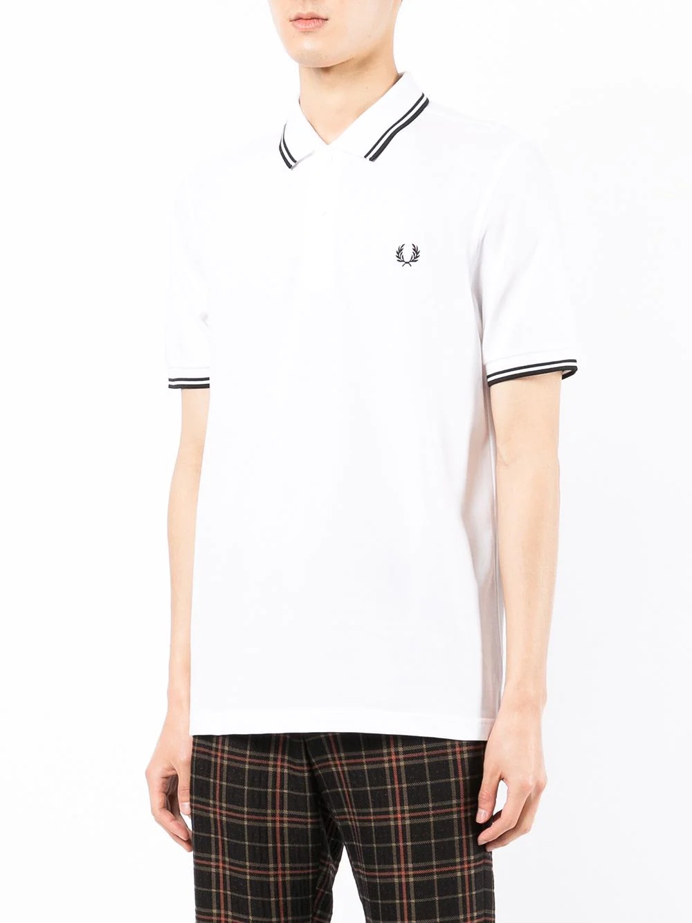 logo-print polo shirt - 3