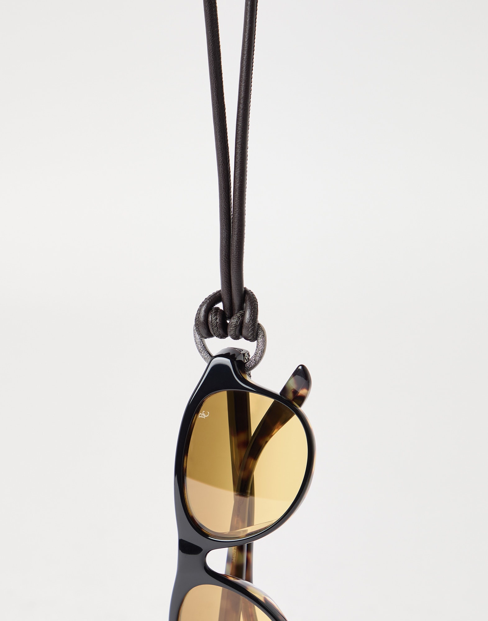 Leather glasses cord with monili - 3