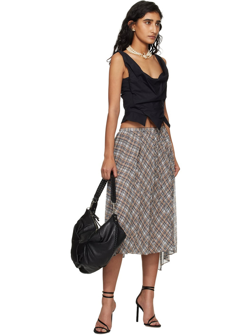 Black Agnes Medium Shoulder Bag 4