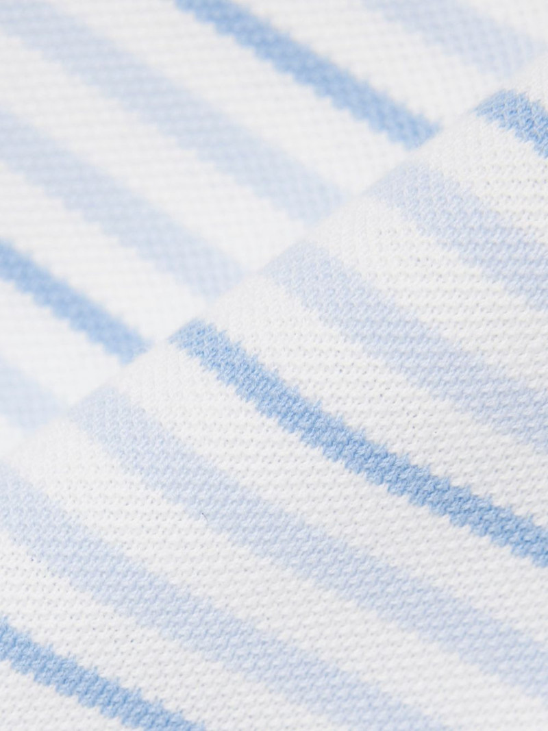 LACOSTE striped short-sleeve polo shirt outlook
