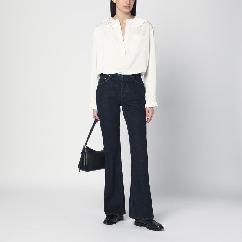 Burberry DARK BLUE FLARED JEANS outlook