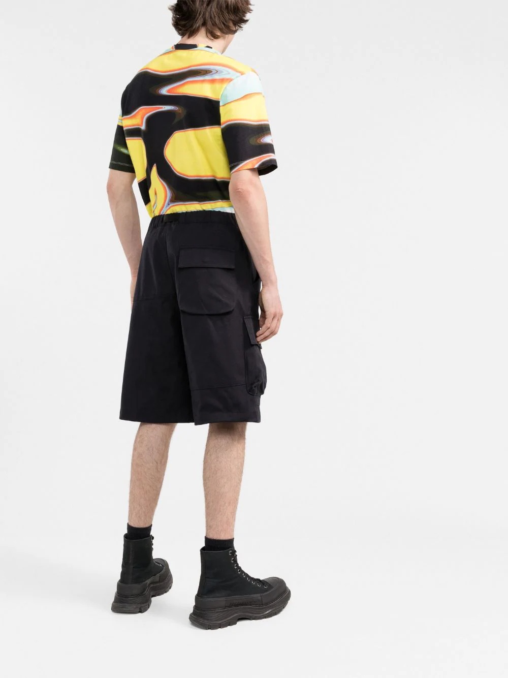 WKSP belted cargo shorts - 4